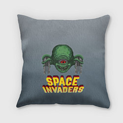 Подушка квадратная Space Invaders Old game Z, цвет: 3D-принт