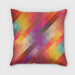 Подушка квадратная Vivid gradient, цвет: 3D-принт
