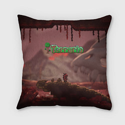 Подушка квадратная Terraria Тэррария, цвет: 3D-принт