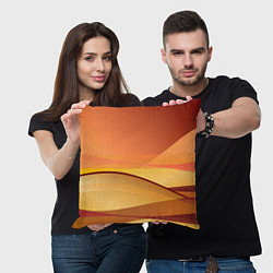 Подушка квадратная Пустыня Арракис Дюна, цвет: 3D-принт — фото 2