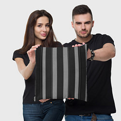 Подушка квадратная Ретро полосы, цвет: 3D-принт — фото 2