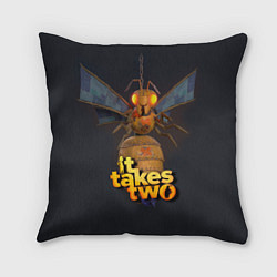 Подушка квадратная It Takes Two БОСС КОРОЛЕВА ОС, цвет: 3D-принт