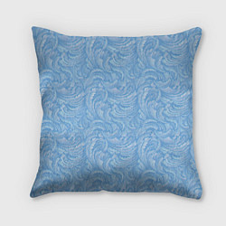 Подушка квадратная Морозный Иней, цвет: 3D-принт
