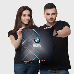 Подушка квадратная BMW Logo, цвет: 3D-принт — фото 2