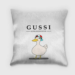 Подушка квадратная GUSSI HONK BABY, цвет: 3D-принт