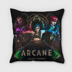 Подушка квадратная Arcane League of Legends, цвет: 3D-принт