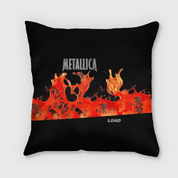 Подушка квадратная Load - Metallica, цвет: 3D-принт