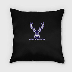 Подушка квадратная Deers mood, цвет: 3D-принт