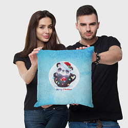 Подушка квадратная Панда 2022, цвет: 3D-принт — фото 2