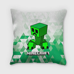 Подушка квадратная Minecraft Creeper ползучий камикадзе, цвет: 3D-принт