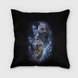 Подушка квадратная GOD OF WAR РАГНАРЁК