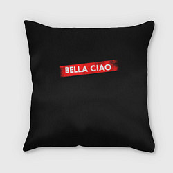 Подушка квадратная BELLA CIAO БУМАЖНЫЙ ДОМ, цвет: 3D-принт