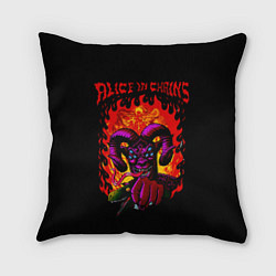 Подушка квадратная Alice in chains Demon, цвет: 3D-принт