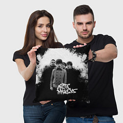Подушка квадратная Группа Arctic monkeys, цвет: 3D-принт — фото 2