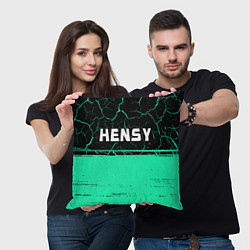 Подушка квадратная Hensy - Краска, цвет: 3D-принт — фото 2