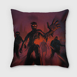 Подушка квадратная Загнивающий штат Стадия разложения спина, цвет: 3D-принт