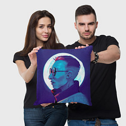 Подушка квадратная Куцураги Сан, цвет: 3D-принт — фото 2