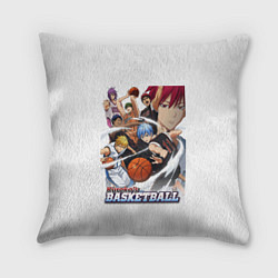 Подушка квадратная Kurokos Basketball 1, цвет: 3D-принт