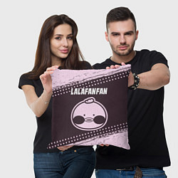 Подушка квадратная LALAFANFAN - Краски, цвет: 3D-принт — фото 2