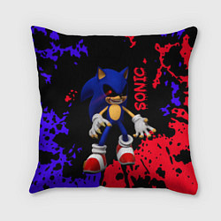 Подушка квадратная Соник екзе Sonic exe, цвет: 3D-принт