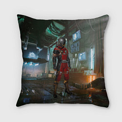 Подушка квадратная PREY SPACE GAME, цвет: 3D-принт