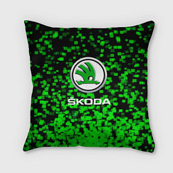 Подушка квадратная Skoda - Пиксели