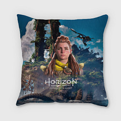 Подушка квадратная Horizon Aloy Элой, цвет: 3D-принт