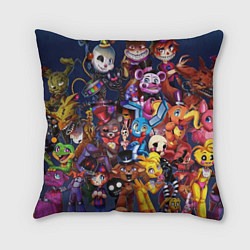 Подушка квадратная Cute Fnaf Pattern, цвет: 3D-принт