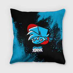 Подушка квадратная ФРАЙДЕЙ НАЙТ ФАНКИН - ПАРЕНЬ - Краска, цвет: 3D-принт