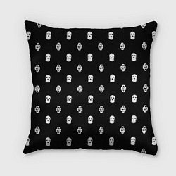 Подушка квадратная Mono Black Dope Camo Dope Street Market, цвет: 3D-принт