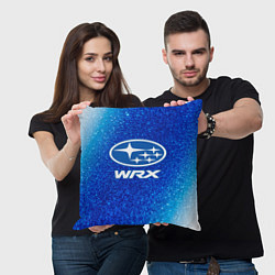 Подушка квадратная SUBARU WRX Шум, цвет: 3D-принт — фото 2