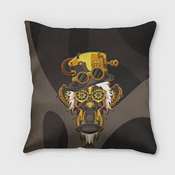 Подушка квадратная Стимпанк Заводная Обезьяна