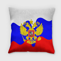 Подушка квадратная Герб россии герб, цвет: 3D-принт