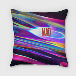Подушка квадратная Neon pattern Mad, цвет: 3D-принт