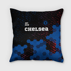 Подушка квадратная CHELSEA Chelsea Est 1905 Графика, цвет: 3D-принт