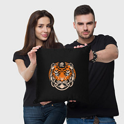Подушка квадратная Символ тигра, цвет: 3D-принт — фото 2