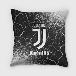 Подушка квадратная ЮВЕНТУС Juventus - Арт, цвет: 3D-принт