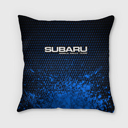 Подушка квадратная SUBARU RACING Арт, цвет: 3D-принт