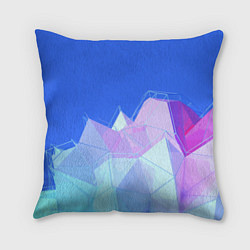 Подушка квадратная Pink ice Abstractiom Geometry, цвет: 3D-принт