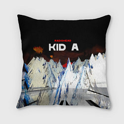 Подушка квадратная Kid A - Radiohead, цвет: 3D-принт