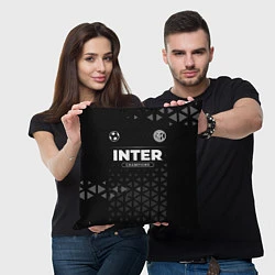 Подушка квадратная Inter Форма Champions, цвет: 3D-принт — фото 2