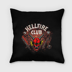 Подушка квадратная Hellfire club, цвет: 3D-принт