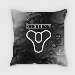 Подушка квадратная DESTINY 2 Разводы, цвет: 3D-принт