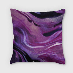 Подушка квадратная Фиолетовая текстура, цвет: 3D-принт