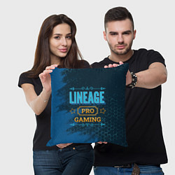 Подушка квадратная Игра Lineage: PRO Gaming, цвет: 3D-принт — фото 2