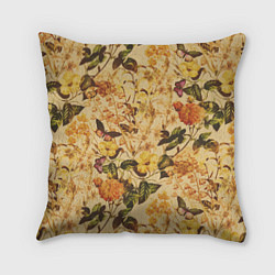 Подушка квадратная Цветы Летний Закат, цвет: 3D-принт