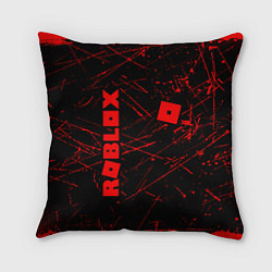 Подушка квадратная ROBLOX красный логотип, цвет: 3D-принт
