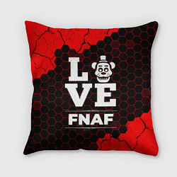 Подушка квадратная FNAF Love Классика, цвет: 3D-принт