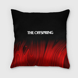 Подушка квадратная The Offspring Red Plasma, цвет: 3D-принт