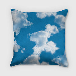 Подушка квадратная Небо в облаках, цвет: 3D-принт